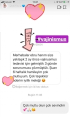 Vajinismus tedavisi sonrası, 6 haftalık hamileyim çok mutluyum.